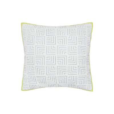 carol & frank 26" x 26" Spencer Cotton Euro Sham - Machine Washable