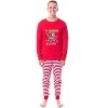 My Little Pony Christmas Rainbow Dash 2 Piece Long Sleeve Pajama Set Red - 3 of 4