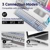 Evo Bytes Blue Typewriter Wireless Mechanical Keyboard - 2 of 4
