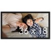 PosterPalooza | Panoramic Classic Modern Black Frame - UV Acrylic, Foam Board Backing, Hanging Hardware - 2 of 4