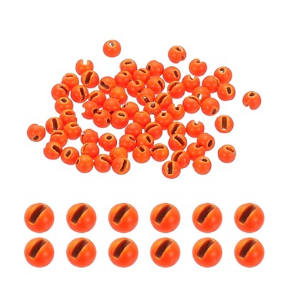 Unique Bargains Fly Tying Slotted Tungsten Round Beads for Variety Jig Hooks 70 Pcs