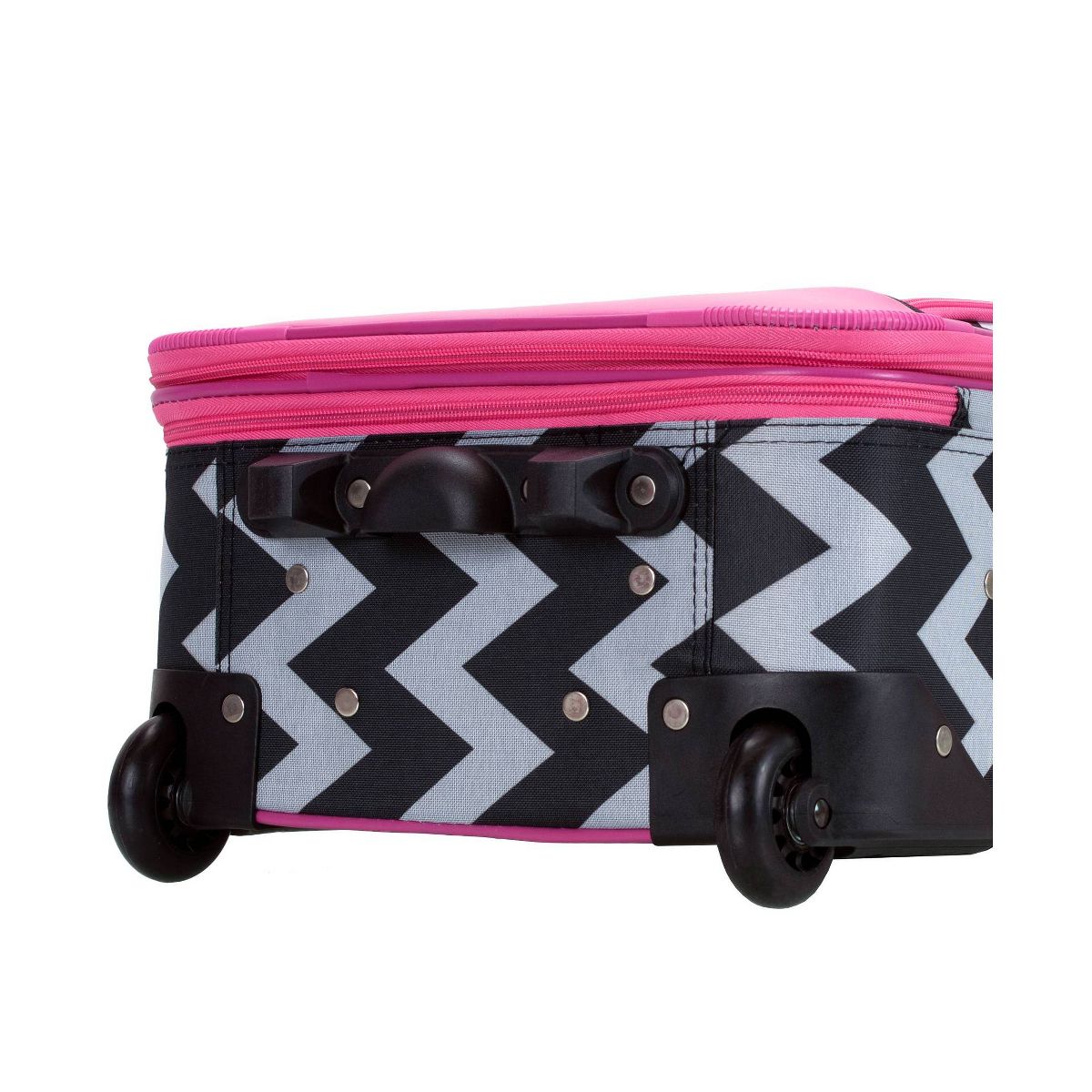 Rockland Escape 4pc Softside Checked Luggage Set - thumbnail 5