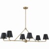 Crystorama Lighting Xavier 6 - Light Chandelier in  Vibrant Gold - 2 of 4