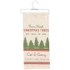 Primitives By Kathy 26.0 Inch Santaland/Christmas Trees  Kitchen Towel Set Vintage-Looking Kitchen Towel - 3 of 4