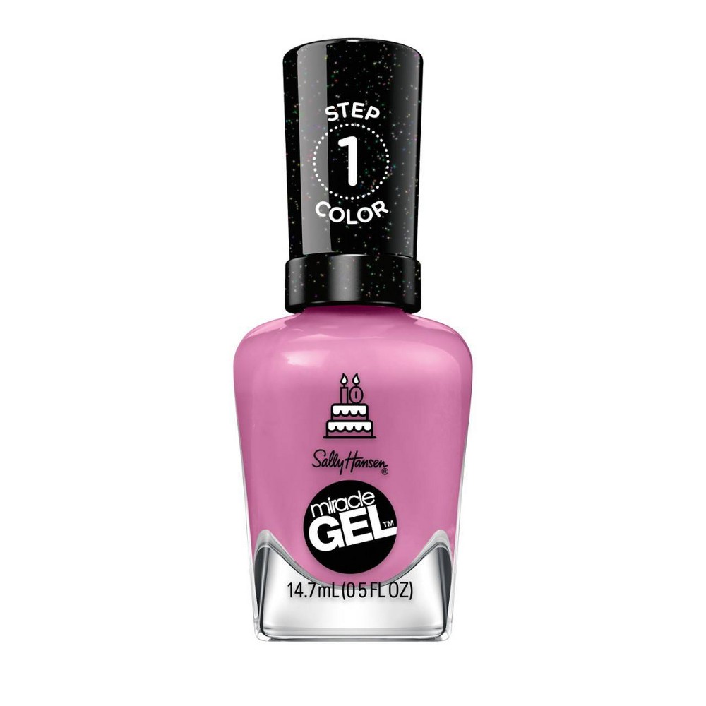 Sally Hansen Miracle Gel Nail Polish - One Gel of a Party Collection - 530 Figgin Love Hue - 0.5 fl oz