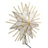 Kurt Adler 14" 7-Point Natural Capiz Star Lighted Treetop - 3 of 4