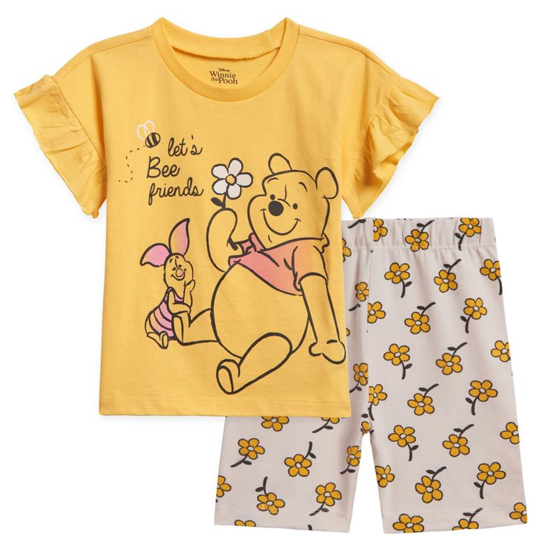 Disney Moana Winnie the Pooh Lion King Pixar Toy Story Lilo & Stitch T-Shirt & Shorts Outfit Set Little Kid to Big Kid, 1 of 7