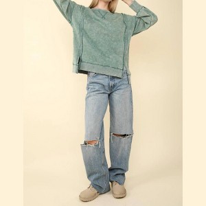 Women's Mineral Washed Top - VERY J - 1 of 4