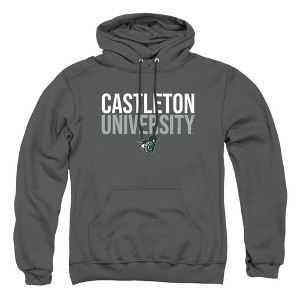 Castleton University Official Stacked Adult Pull-Over Hoodie - 1 of 4