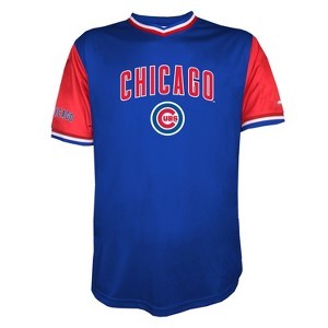 MLB Chicago Cubs Men's TC Sublimated V-Neck Jersey - XXL : Target