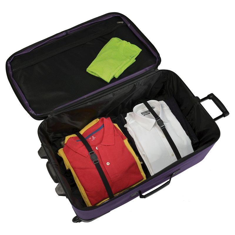 U.S Traveler Vineyard 4pc Softside Luggage Set, 4 of 7