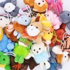 Joyfy 24 Pcs Party Favors for Kids 3" Mini Stuffed Animals Bulk Cute Small Plush Toys, Animals Keychain Decoration for Boys Girls Birthday Supplies - 3 of 4