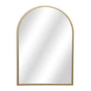 Cheung's Cheungs Nuvelle Curve Top Gold Metal Framed Wall Mirror - 1 of 4