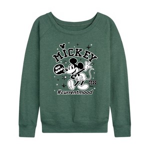 Women's - Disney - Mickey Mouse Lightweight French Terry Slouchy - 1 of 4