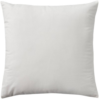 18" White Patriotic Embroidered Square Throw Pillow