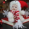 Northlight Baby in Polar Bear Costume with Santa Hat Collectible Christmas Doll - 5.75" - 2 of 4