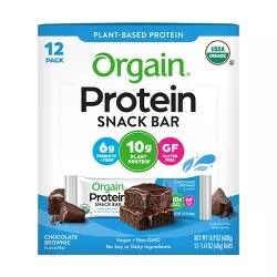 Orgain Organic Protein Snack Bar - Chocolate Brownie - 12pk