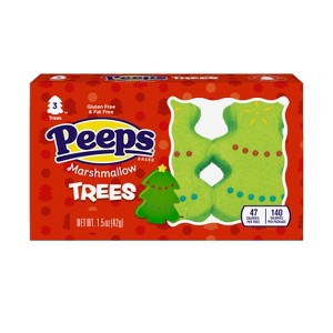 Peeps Trees Christmas Candy - 1.5oz/3ct - 1 of 4