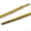 Elerevyo Round Rope Dual Colored Striped 0.2" Thick Boot Sneakers Shoelace 3 Pairs - 4 of 4
