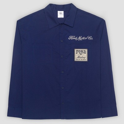 Men's Ford Workwear Graphic Shirt - Navy Blue