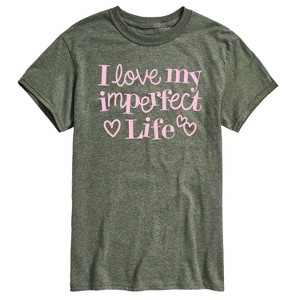 Men's - Instant Message - I Love My Imperfect Life Short Sleeve Graphic T-Shirt - 1 of 4
