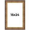 PosterPalooza | Museum Gold Picture Frame - UV Acrylic, Foam Board Backing, Hanging Hardware - 2 of 4