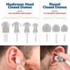 MEDca Hearing Aid Domes, Universal Domes for Hearing Aids, Sizes Small, Medium, Large & X, Large Earbud Replacements and BTE Sound Amplifiers - 2 of 4