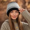 Anna-Kaci Women's Cozy Rib-Knit Winter Beanie with Soft Stretch Fabric - 2 of 3