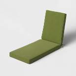 Outdoor Double Welt Chaise Cushion Sunbrella Spectrum - Smith & Hawken™
