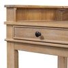NicBex Dining Table Set for 4 Bar Table Set with 3 Upholstered Stools 3 Drawers for Kitchen - 2 of 4