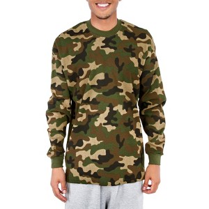 Pro Club Men's Heavyweight Cotton Long Sleeve Crew Neck Thermal Shirt - 1 of 2