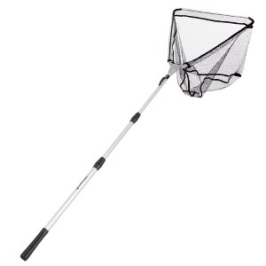 Fishing Net with Telescoping Handle- Collapsible and Adjustable Landing Net with Corrosion Resistant Handle and Carry Bag By Leisure Sports (80") - 1 of 4