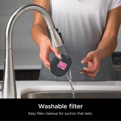 Black Cordless Handheld Vacuum with HEPA Filter for Pet Hair