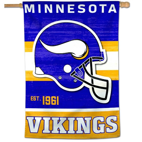 Nfl Minnesota Vikings 28'x40' Retro Banner Flag : Target