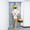 VEVOR Dust Barrier, 8.5 x 5 Ft Dust Barrier Door Kit, with Magnetic Self-Closing Zipper, PE Construction Door Cover for Dust Containment, Clear - 2 of 4