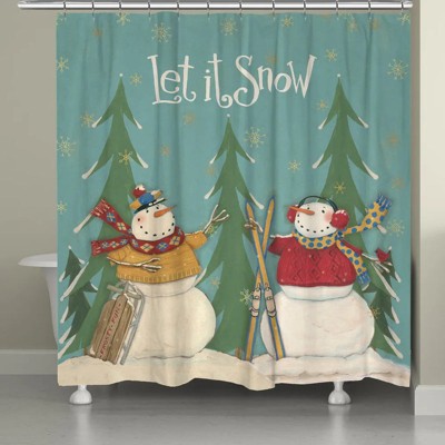 Laural Home Let it Snow Shower Curtain