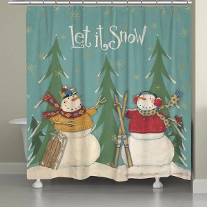 Laural Home Let it Snow Shower Curtain - 1 of 1