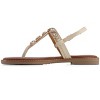 Andrea Women's Thong Sandals with Buckle Strap 61949 - 3 of 4
