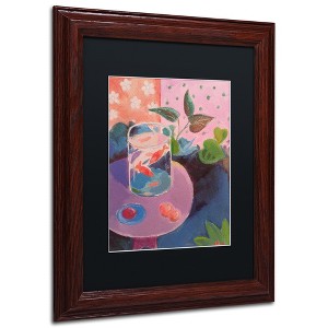 Trademark Fine Art - Sheila Golden 'Goldfish' Matted Framed Art - 1 of 3