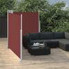 vidaXL Retractable Side Awning Brown 55.1 in.x236.2 in. - 3 of 4