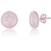 SHINE by Sterling Forever Sterling Silver Crown Jewel Stud Earrings - 2 of 4