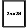 PosterPalooza | Flat Black Picture Frame - UV Acrylic, Foam Board Backing, Hanging Hardware - 2 of 4