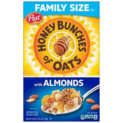 Honey Bunches of Oats Cereal with Almonds 18.0 oz