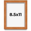 PosterPalooza | Photo Size Classic Brown Picture Frame - UV Acrylic, Foam Board Backing, Hanging Hardware - 2 of 4