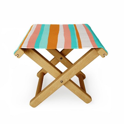 SunshineCanteen Popsicles in the Sun Folding Stool - Deny Designs