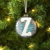 Christmas Monogram Plastic Tinsel Ball Z - Wondershop™ - 2 of 3