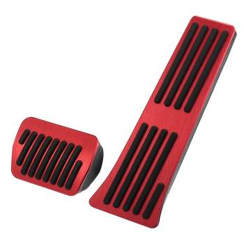 Unique Bargains No Drilling Brake And Gas Accelerator Pedal Covers Foot  Pedal Pads For Tesla Model 3 Model Y 17-21 Red : Target