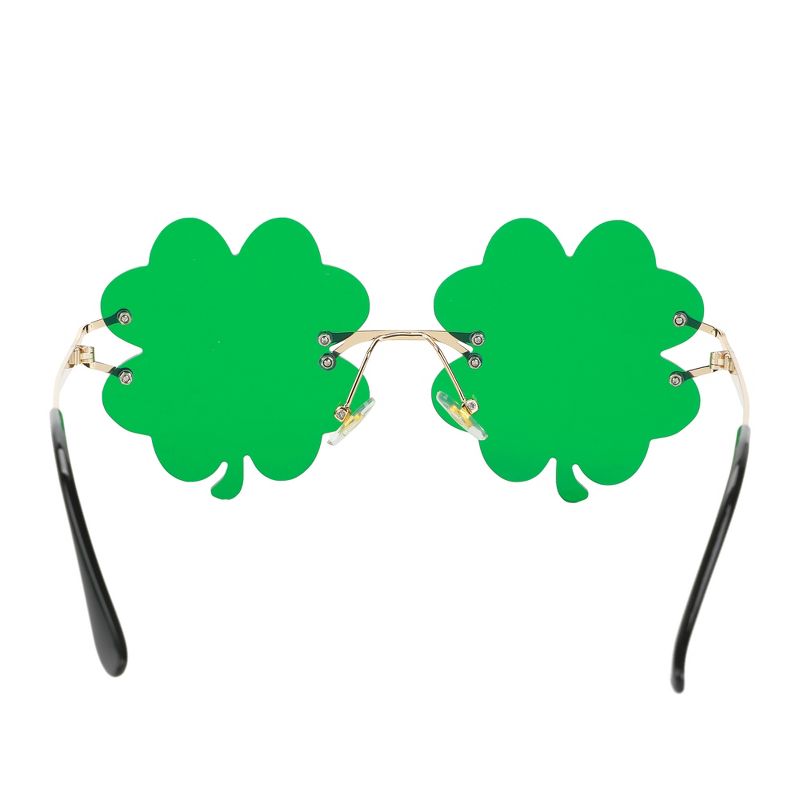 Brightness Charmed St. Patrick’s Day Clover-Shaped Sunglasses, 4 of 7