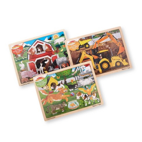 Take Along Magnetic Jigsaw Puzzles - On the Farm- Melissa and Doug
