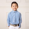 Hope & Henry Boys' Organic Poplin Long Sleeve Button Down Shirt, Kids - 2 of 4